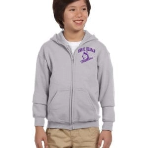 Heiman Elementary Youth Full-Zip Hooded Sweatshirt