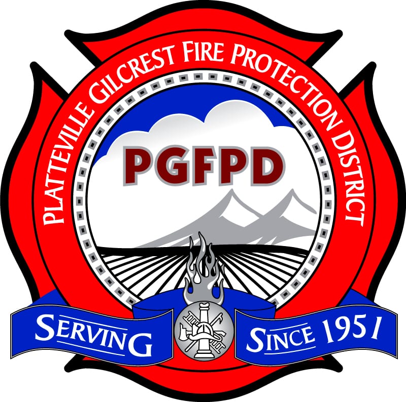 Platteville Gilcrest Fire Protection District Maltese Cross Logo