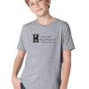 I Heart Humanity Youth Grey Short Sleeve Cotton T-shirt