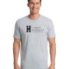 I Heart Humanity Adult Grey Short Sleeve Cotton T-shirt