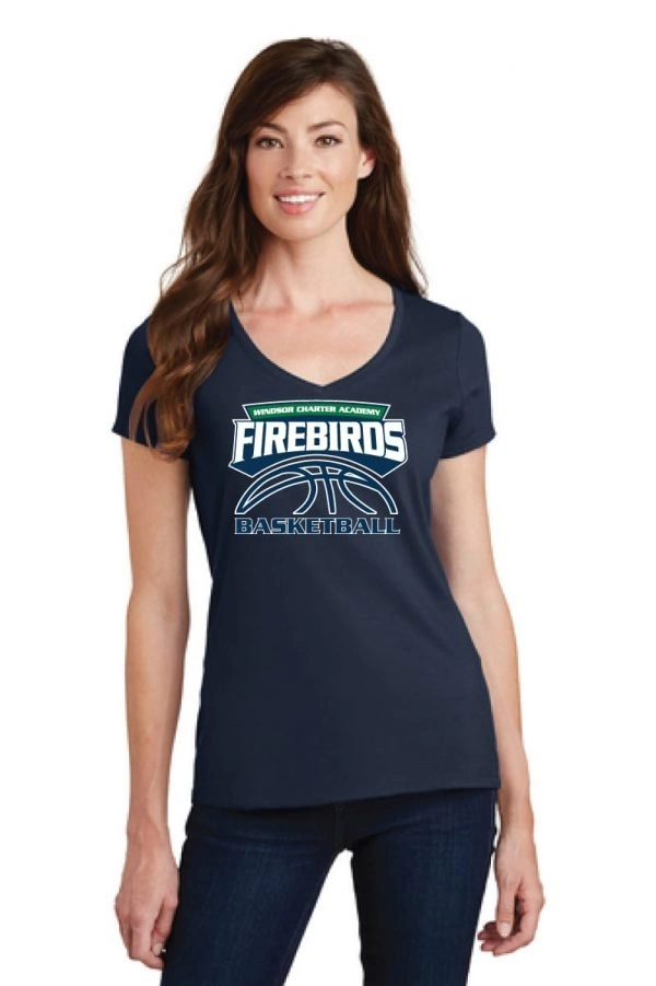 WCA Basketball Ladies Fan Favorite V-Neck T-Shirt