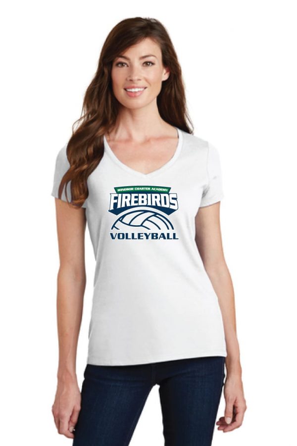WCA Volleyball Ladies Fan Favorite V-Neck T-Shirt