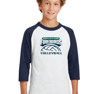 WCA Volleyball Youth Colorblock Raglan Jersey