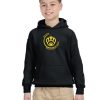 Tozer/Mountain View Elementary School Youth Black Fleece Pullover Hooded Sweatshirt