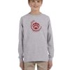 Tozer/Mountain View Elementary School Youth Grey Long Sleeve Cotton T-Shirt