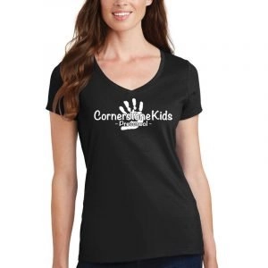 Cornerstone Kids Ladies V-Neck T-Shirt