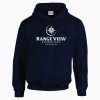 Range View Elementary School Adult Navy Fleece Pullover Hooded Sweatshirt