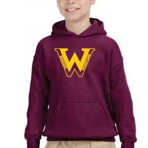 WMS Wrestling Warm-Up Youth Hooded Sweatshirt