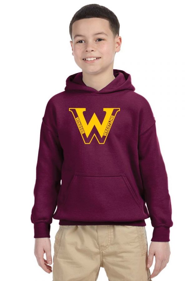 WMS Wrestling Warm-Up Youth Hooded Sweatshirt